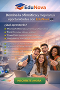 Domina la ofimática y mejora tus oportunidades con EduNova 💻