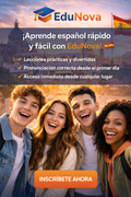 Aprende español rápido y fácil con EduNova 🌎